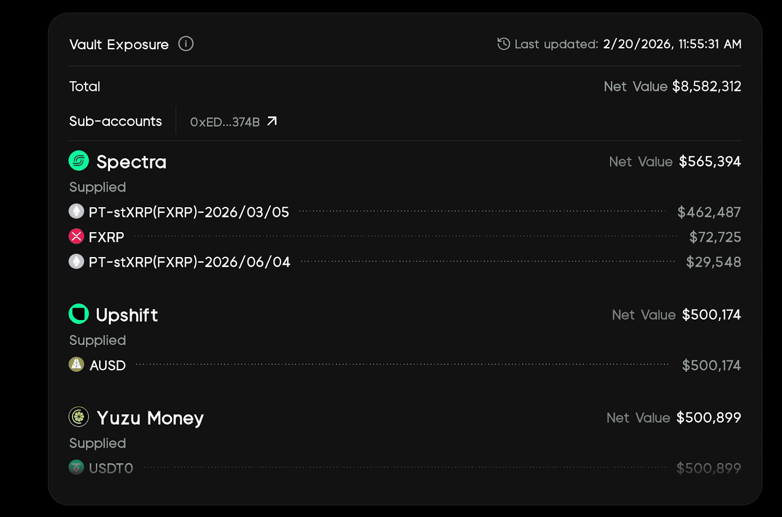 One-Click DeFi Vault with Xaman, powered by Flare Smart Accounts & FAssets